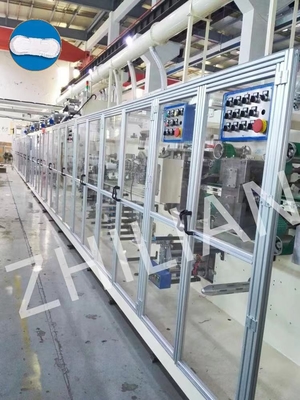 170mm 210mm Minifrauen-Damenbinden-Herstellungsmaschine 1600pcs/min