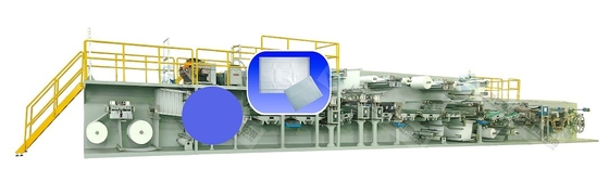 Die 3 Falten-Servosteuerung Underpad bearbeiten 450MM 600MM 900MM maschinell