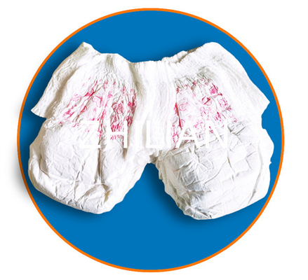 Art 3pcs ziehen Baby der Windel-Maschinen-650pcs/min hoch, das Traning Maschine keucht