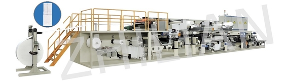 800mm 1000mm Krankenhaus-Blatt-Maschine 170 m/min 300 m/min