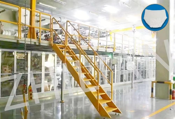 Ultra dünne bequeme Wegwerfmonatszeitraum-Hosen-Maschine 250pcs/Minute