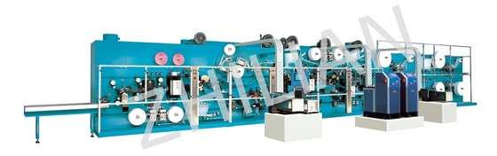 Wegwerfquerrichtungs-Slipeinlage-Maschine 2000pcs/min