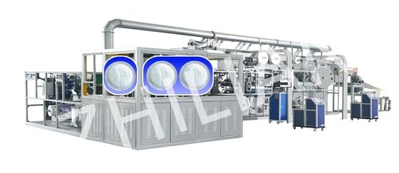 Bildende Wegwerfbrust-Auflagen-on-line-Maschine 300pcs/min